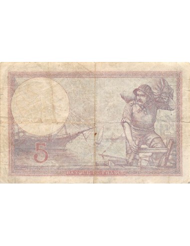 FRANCE - 5 FRANCS VIOLET 22/01/1931 SERIE J.43414