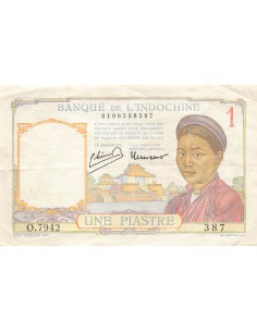 INDOCHINE - 1 PIASTRE 1949 2