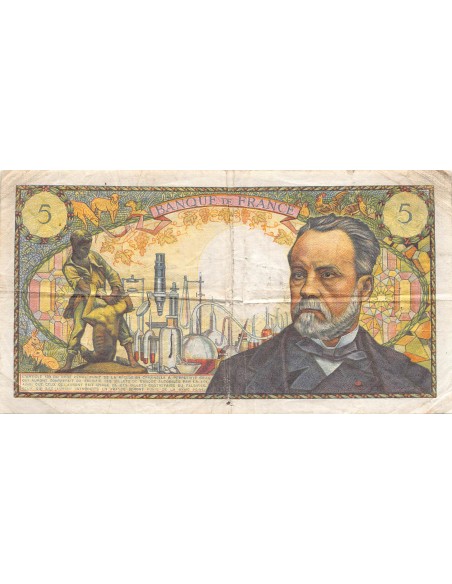 FRANCE, LOUIS PASTEUR - 5 FRANCS 05/05/1966 - SÉRIE C.3