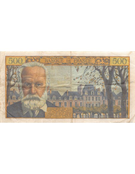 FRANCE, VICTOR HUGO - 500 FRANCS 04/08/1955 - SERIE M.78