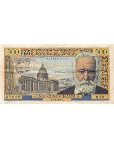 FRANCE, VICTOR HUGO - 500 FRANCS 04/08/1955 - SERIE M.78 2