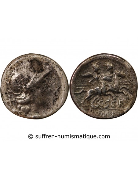 SCRIBONIA - DENIER ARGENT 154 AV JC ROME