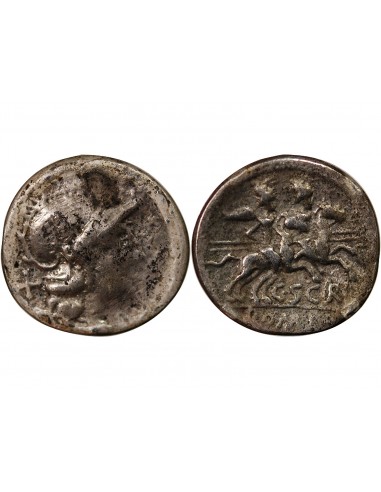 SCRIBONIA - DENIER ARGENT 154 AV JC ROME