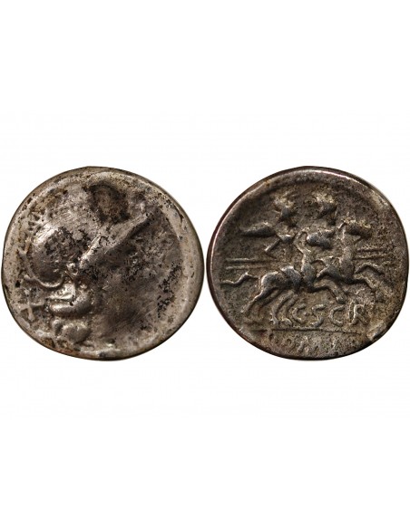 SCRIBONIA - DENIER ARGENT 154 AV JC ROME