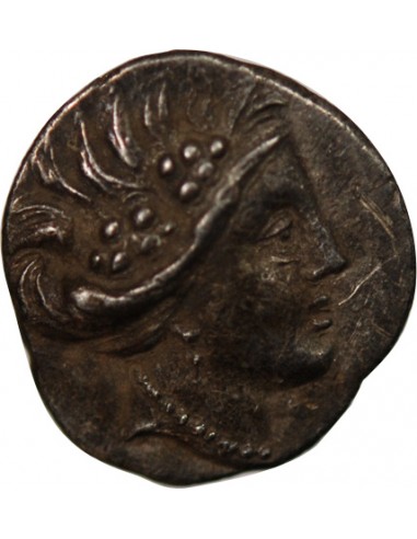 EUBÉE, HISTIÉE - TETROBOLE ARGENT 196 / 168 AV JC