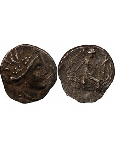 EUBÉE, HISTIÉE - TETROBOLE ARGENT 196 / 168 AV JC 2