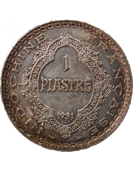 INDOCHINE FRANCAISE - PIASTRE ARGENT 1931