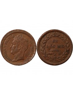 MONACO, HONORÉ V - DÉCIME 1838 MC 2