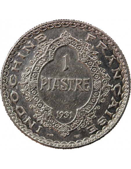 INDOCHINE FRANCAISE - PIASTRE ARGENT 1931