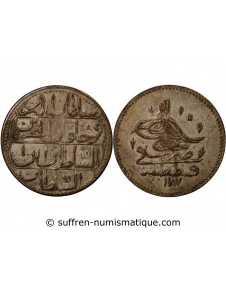 EMPIRE OTTOMAN, ABDUL HAMID Ier - PIASTRE 1187 (1773)