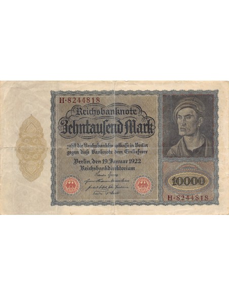ALLEMAGNE - 10000 MARK 1922
