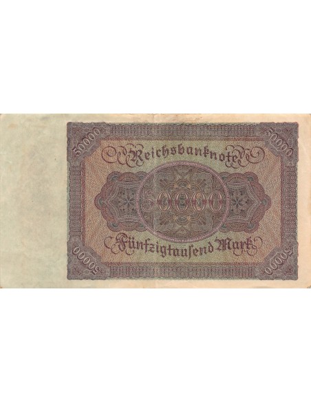 ALLEMAGNE - 50000 MARK 1922