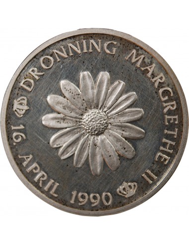 DANEMARK, PALAIS DE FREDENSBORG - MEDAILLE ARGENT 1990