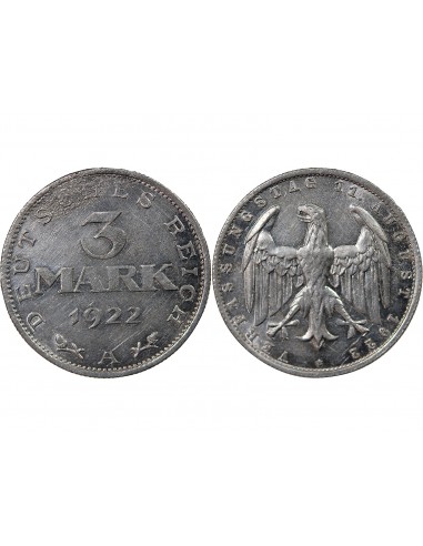 ALLEMAGNE - 3 MARK 1922 A BERLIN