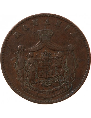 ROUMANIE, CAROL Ier - 10 BANI 1867