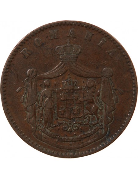 ROUMANIE, CAROL Ier - 10 BANI 1867