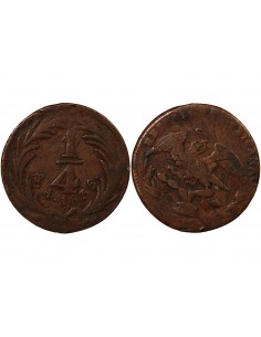 MEXIQUE - 1/4 REAL 1834 MEXICO 2