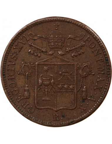 VATICAN, GREGOIRE XVI - BAIOCCO 1840 ROME