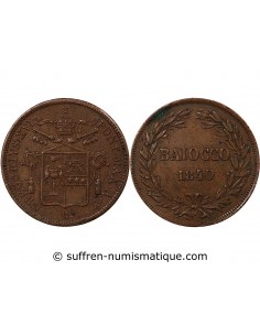 VATICAN, GREGOIRE XVI - BAIOCCO 1840 ROME