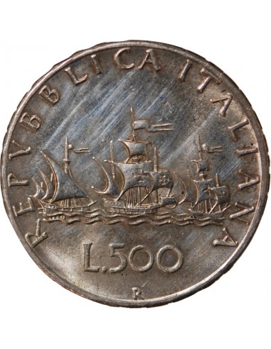 ITALIE - 500 LIRE ARGENT 1966 R ROME