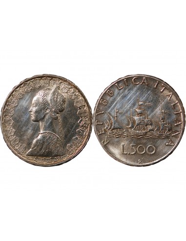 ITALIE - 500 LIRE ARGENT 1966 R ROME