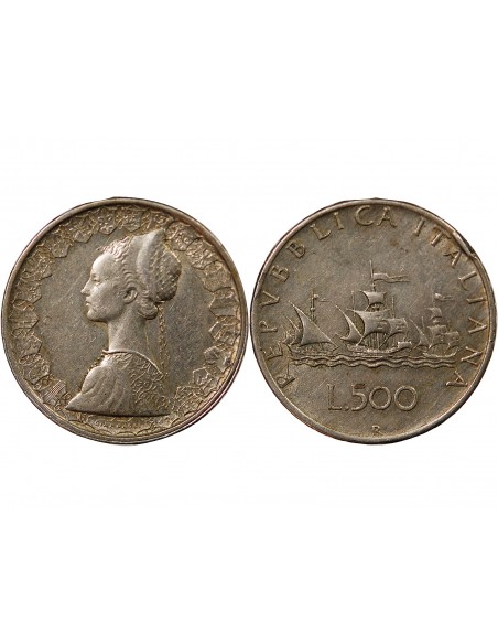 ITALIE - 500 LIRE ARGENT 1961 R ROME