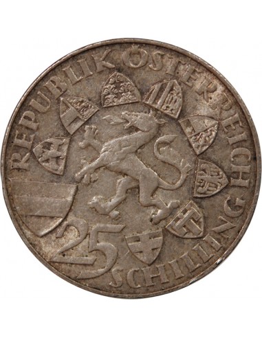 AUTRICHE - 25 SCHILLING ARGENT 1959 - ERZHERZOG JOHANN