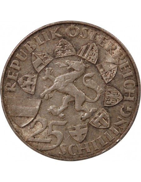 AUTRICHE - 25 SCHILLING ARGENT 1959 - ERZHERZOG JOHANN