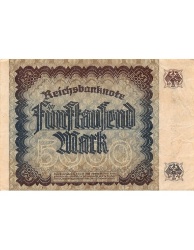 ALLEMAGNE - 5000 MARK 1922