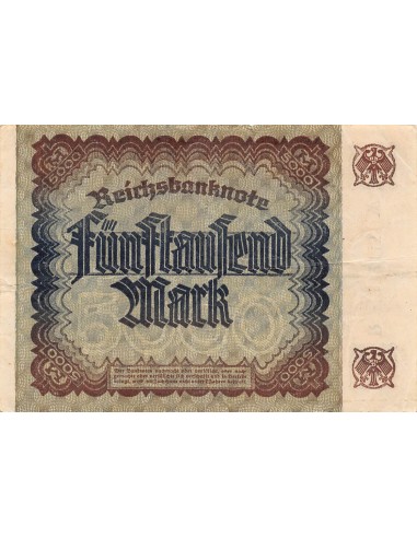 ALLEMAGNE - 5000 MARK 1922