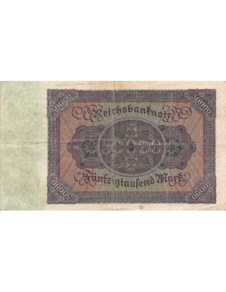 ALLEMAGNE - 50000 MARK 1922
