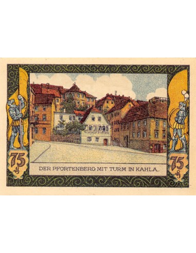 ALLEMAGNE, KAHLA - 75 PFENNIG 1922