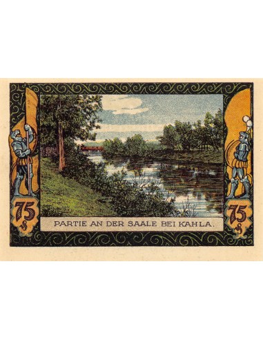 ALLEMAGNE, KAHLA - 75 PFENNIG 1922