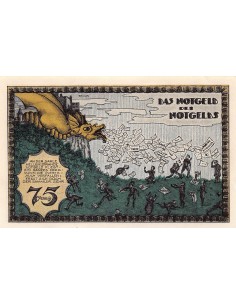 ALLEMAGNE, KAHLA - 75 PFENNIG 1922