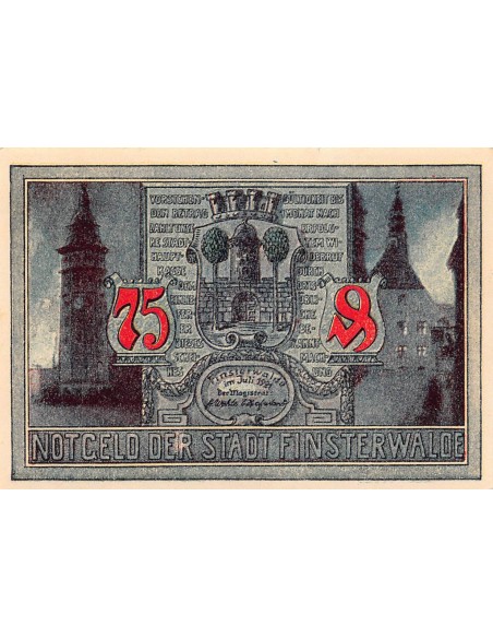 ALLEMAGNE, FINSTERWALDE - 75 PFENNIG 1921