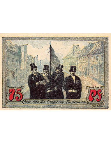 ALLEMAGNE, FINSTERWALDE - 75 PFENNIG 1921