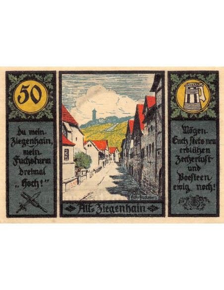 ALLEMAGNE, IENA - 50 PFENNIG 1921