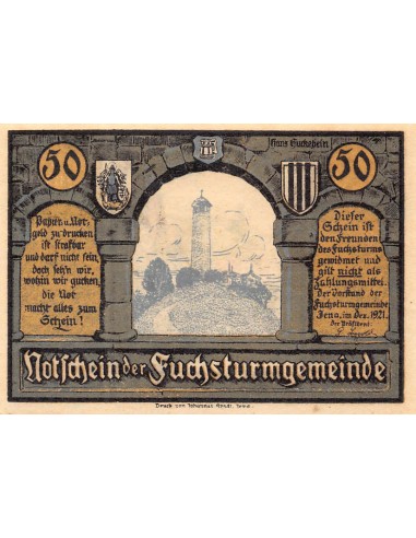 ALLEMAGNE, IENA - 50 PFENNIG 1921