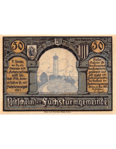 ALLEMAGNE, IENA - 50 PFENNIG 1921