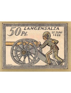ALLEMAGNE, LANGENSALZA - 50 PFENNIG 1921 2