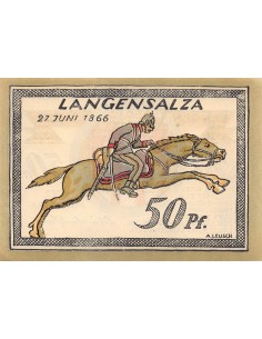 ALLEMAGNE, LANGENSALZA - 50 PFENNIG 1921 2
