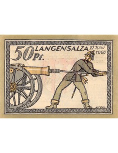 ALLEMAGNE, LANGENSALZA - 50 PFENNIG 1921 2
