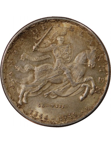LUXEMBOURG, JEAN L'AVEUGLE - 20 FRANCS ARGENT 1946