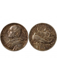 VATICAN, PIE XI - 5 LIRE ARGENT 1934 2