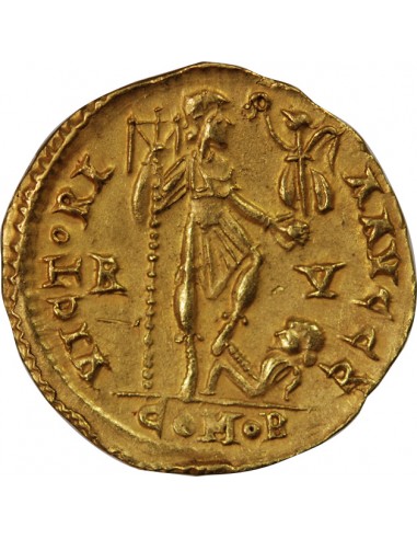 HONORIUS - SOLIDUS OR 393 / 423  RAVENNE