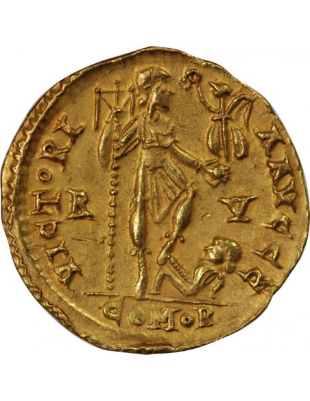 HONORIUS - SOLIDUS OR 393 / 423  RAVENNE