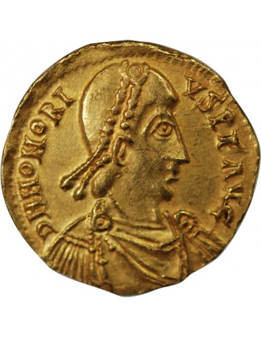HONORIUS - SOLIDUS OR 393 / 423  RAVENNE
