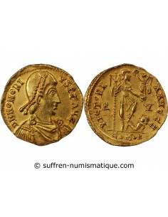 HONORIUS - SOLIDUS OR 393 / 423  RAVENNE