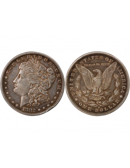 USA - MORGAN DOLLAR ARGENT 1882 SAN FRANCISCO