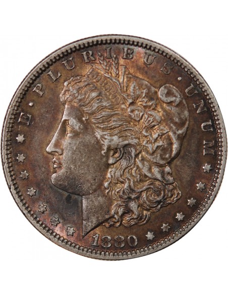 USA - MORGAN DOLLAR ARGENT 1880 PHILADELPHIE